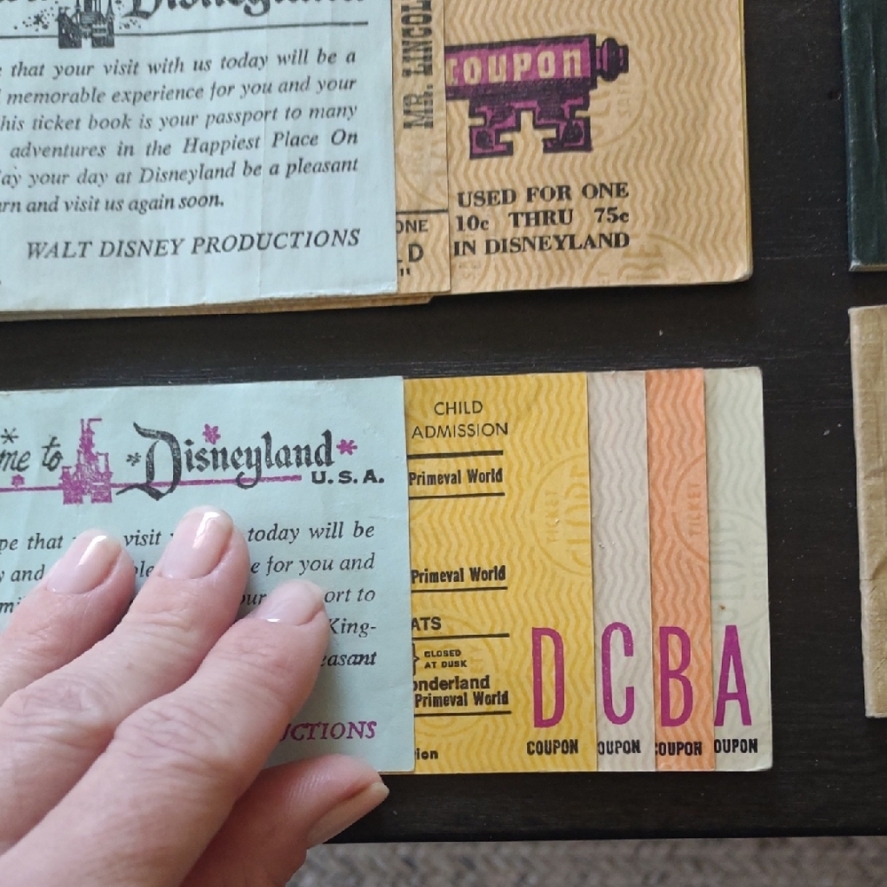 Vintage Disneyland Ticket Book - Picture 2 of 9